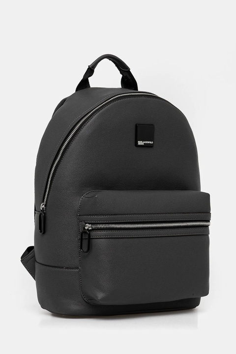 Karl Lagerfeld Jeans plecak kolor szary duży gładki A3M30335 - zdjęcie produktu nr 2