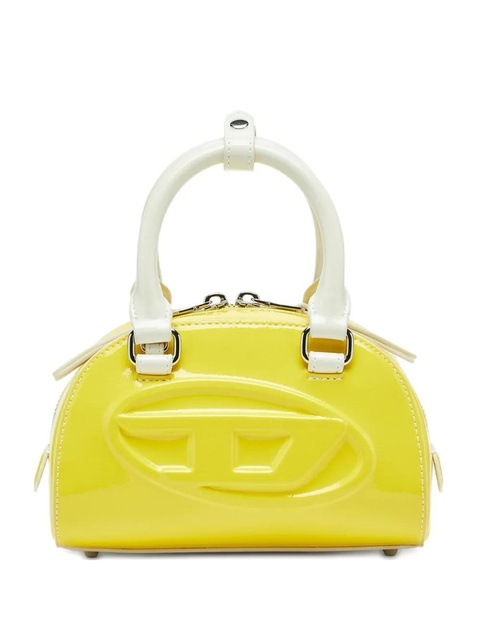 Diesel 1DR Dome embossed logo crossbody bag - Yellow - zdjęcie produktu nr 1