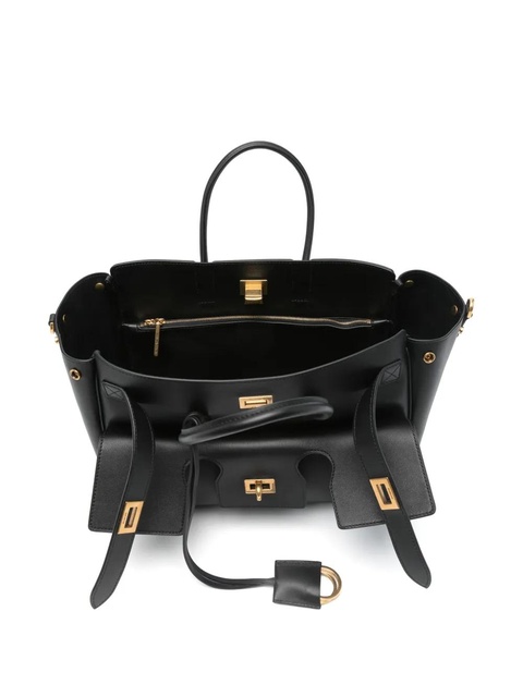 Balenciaga small Bell Air leather tote bag - Black - zdjęcie produktu nr 2