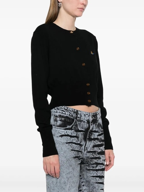 Vivienne Westwood Bea cropped cardigan - Black - zdjęcie produktu nr 2
