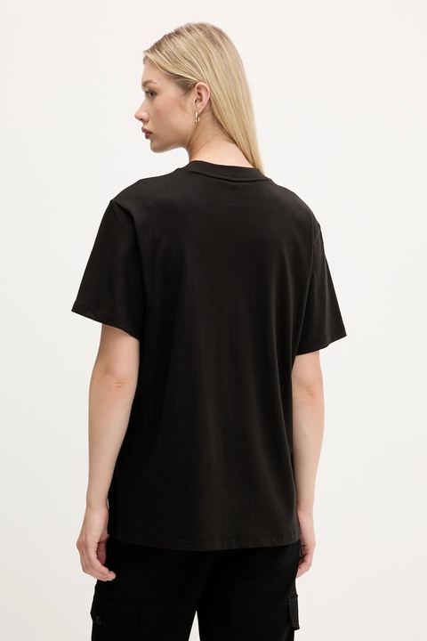 HUGO t-shirt bawełniany damski kolor czarny 50550901 - zdjęcie produktu nr 2