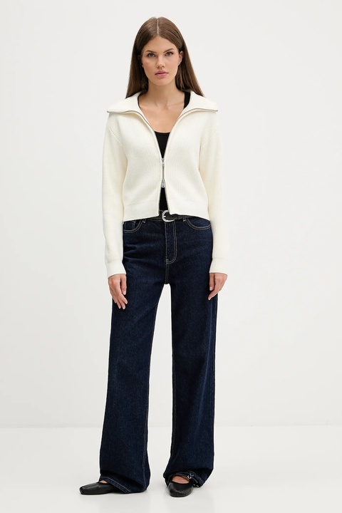 Guess Jeans kardigan damski kolor beżowy W5BR06 Z0572 - zdjęcie produktu nr 1