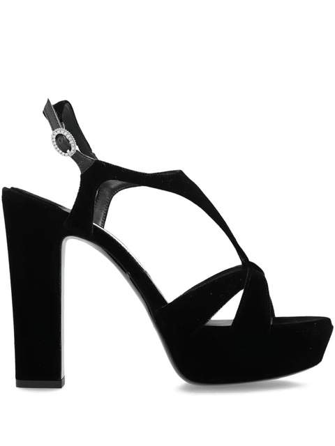 Jimmy Choo 135mm Kesia t-strap platform heel sandals - Black - zdjęcie produktu nr 1