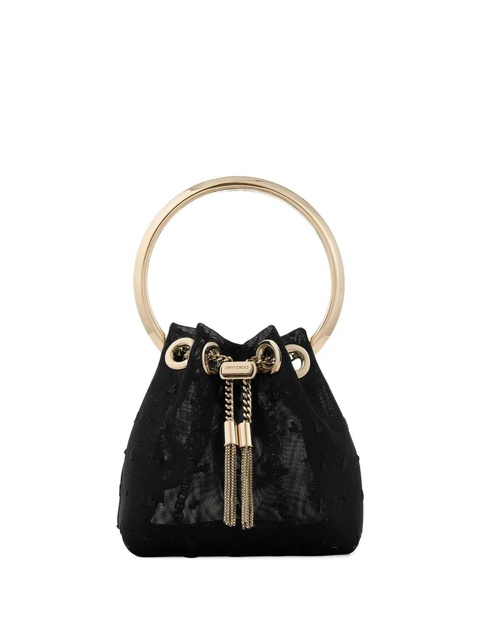 Jimmy Choo mini Bon Bon cross body bag - Black - zdjęcie produktu nr 1