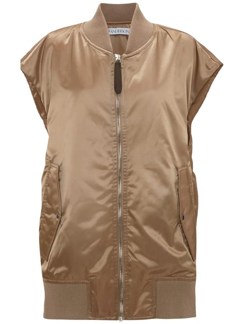 JW Anderson satin-finish bomber gilet - Neutrals - zdjęcie produktu nr 1