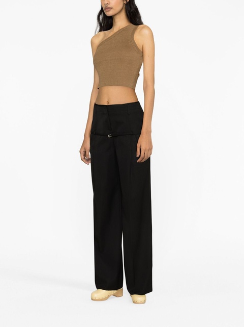Jacquemus Le Pantalon Criollo wool trousers - Black - zdjęcie produktu nr 2