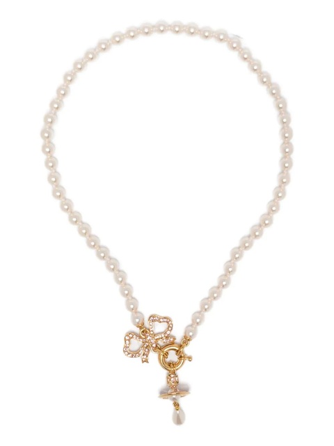 Vivienne Westwood bow-pendant necklace - Gold - zdjęcie produktu nr 1