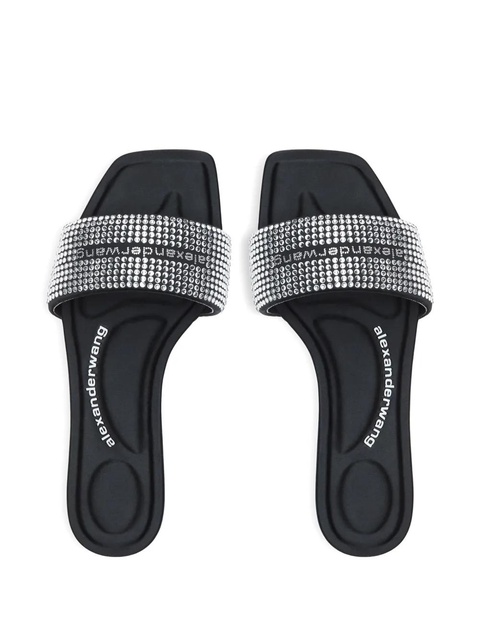 Alexander Wang rhinestone-embellished sandals - Black - zdjęcie produktu nr 2