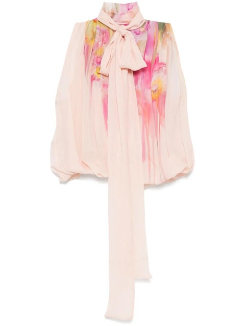 Blumarine floral-print blouse - Pink - zdjęcie produktu nr 1
