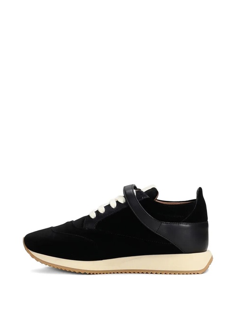 Giuseppe Zanotti buckle-fastening velvet sneakers - Black - zdjęcie produktu nr 2