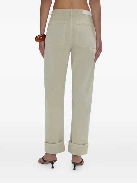 RE/DONE The Bender Jean cuffed jeans - Neutrals - zdjęcie produktu nr 1