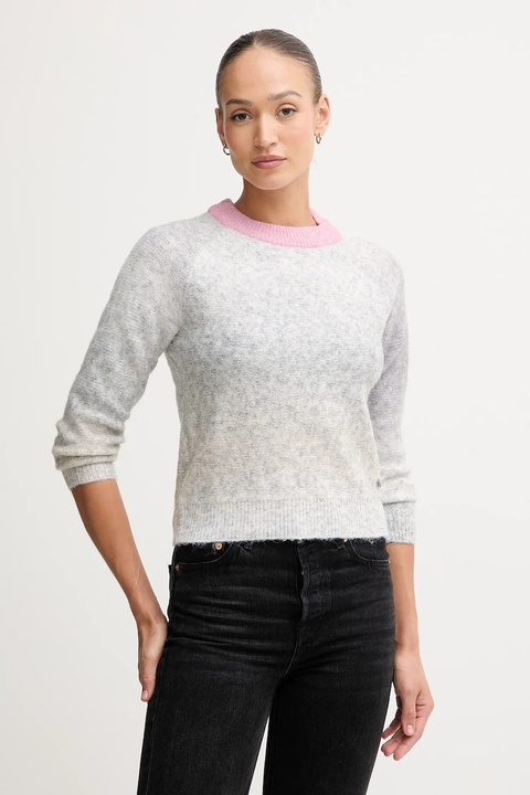 Pepe Jeans sweter z domieszką wełny damski kolor szary PL7000047 - zdjęcie produktu nr 1