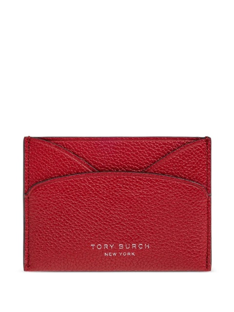 Tory Burch Romy leather card holder - Red - zdjęcie produktu nr 1