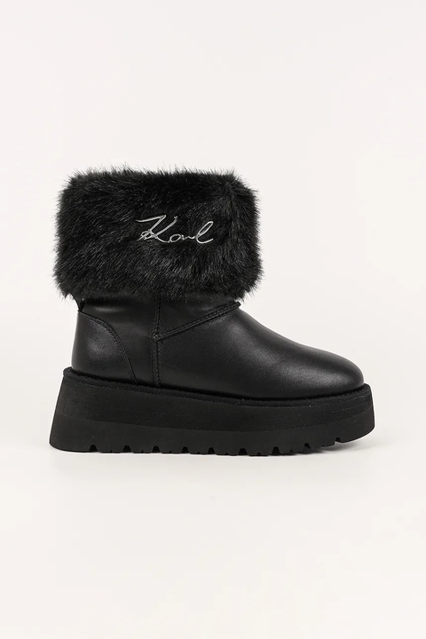 Karl Lagerfeld śniegowce SKYLAR kolor czarny KL48655 - zdjęcie produktu nr 1