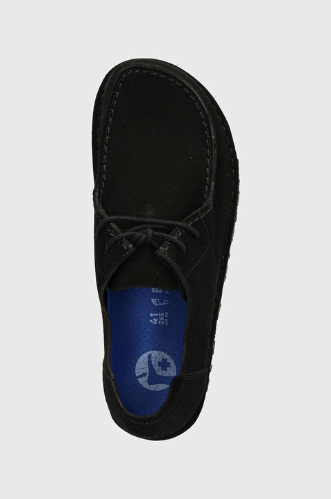 Birkenstock półbuty zamszowe Utti Lace kolor czarny 1028597 - zdjęcie produktu nr 2