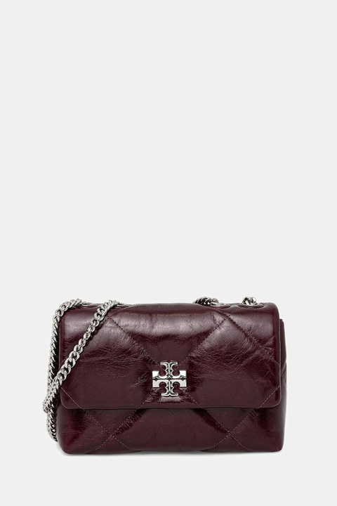 Tory Burch torebka skórzana Kira Diamond kolor fioletowy 169326.500 - zdjęcie produktu nr 1