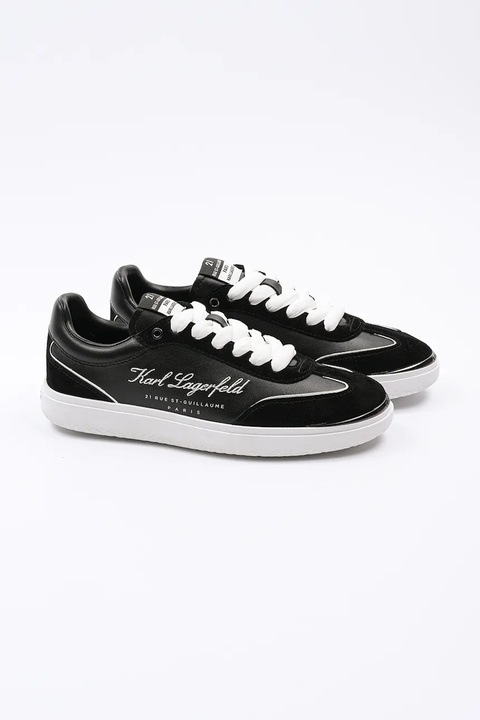 Karl Lagerfeld sneakersy skórzane ATLAS kolor czarny KL63822 - zdjęcie produktu nr 2