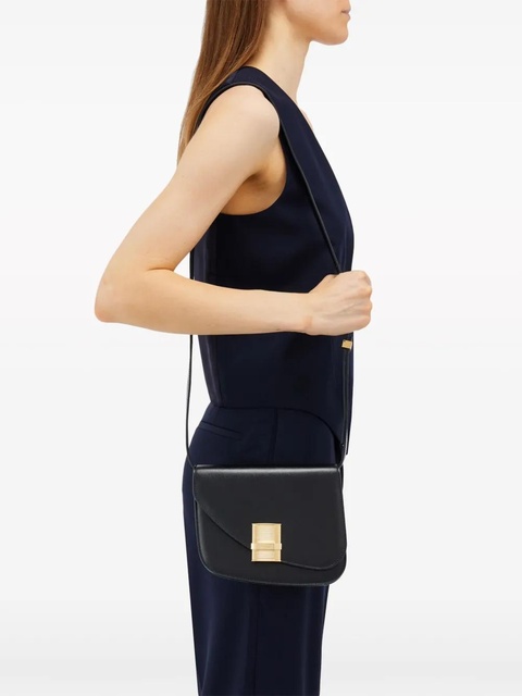 Ferragamo small Asymmetric leather crossbody bag - Black - zdjęcie produktu nr 2
