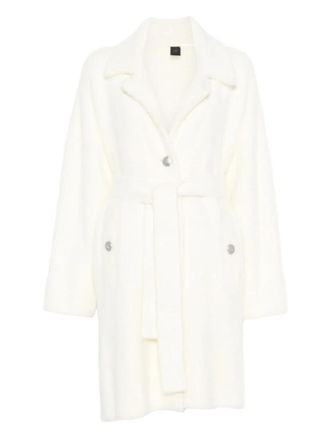 PINKO belted coat - White - zdjęcie produktu nr 1