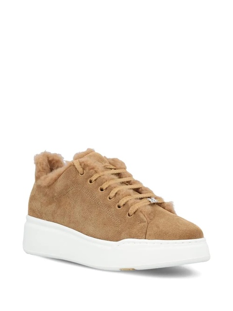 Max Mara suede-leather sneakers - Brown - zdjęcie produktu nr 2
