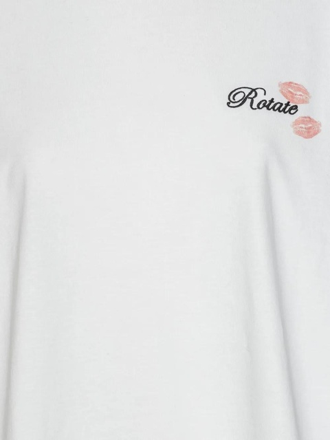 ROTATE BIRGER CHRISTENSEN logo-embroidered T-shirt - White - zdjęcie produktu nr 2