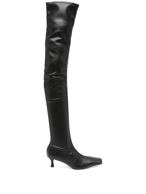 Proenza Schouler 60mm calf leather thigh-high boots - Black - zdjęcie produktu nr 1