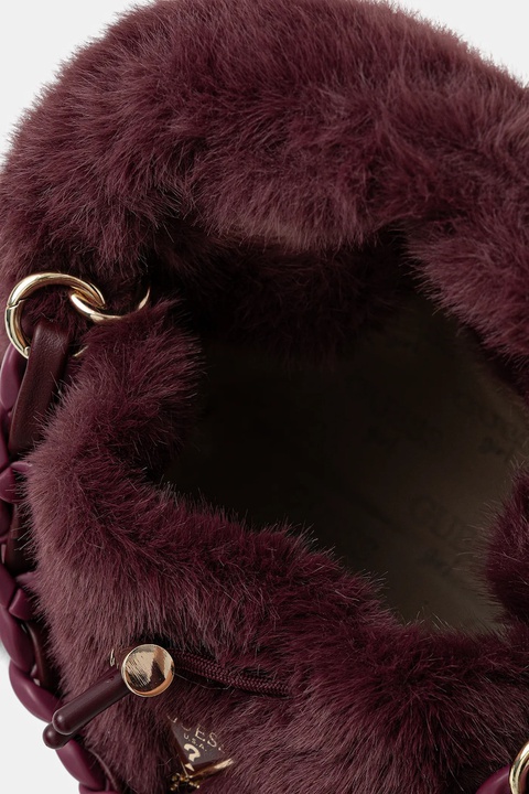 Guess torebka kolor bordowy J5BZ24 W3210 - zdjęcie produktu nr 2