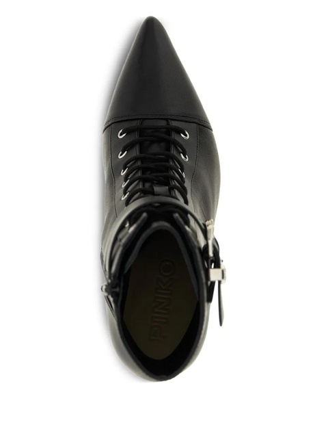 PINKO 90mm lace-up ankle boots - Black - zdjęcie produktu nr 2