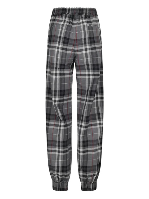 The Attico plaid drawstring trousers - Grey - zdjęcie produktu nr 2