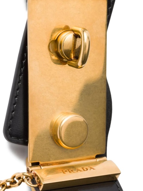 Prada leather belt - Black - zdjęcie produktu nr 2