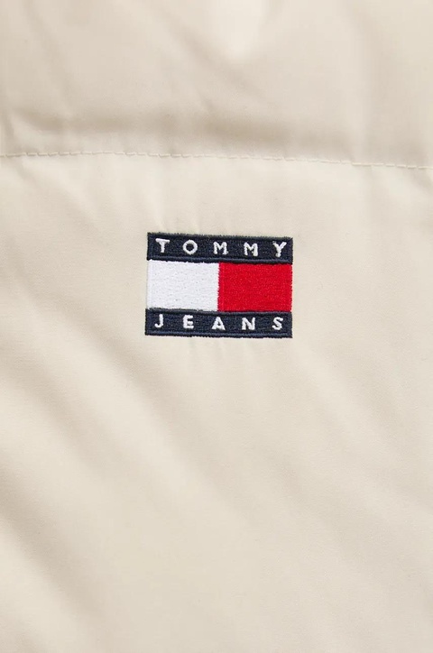 Tommy Jeans kurtka puchowa damska kolor beżowy zimowa DW0DW18821 - zdjęcie produktu nr 2