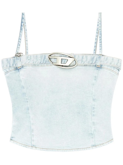 Diesel De-Lucy-S denim tank top - Blue - zdjęcie produktu nr 1