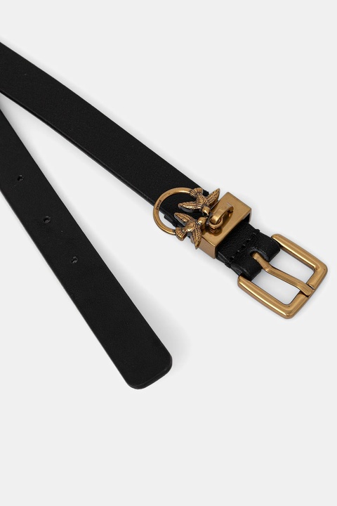 Pinko pasek skórzany damski kolor czarny 104023 A23I - zdjęcie produktu nr 1