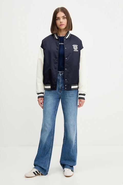Guess Jeans t-shirt bawełniany damski kolor granatowy W5GI41 KCTL1 - zdjęcie produktu nr 2