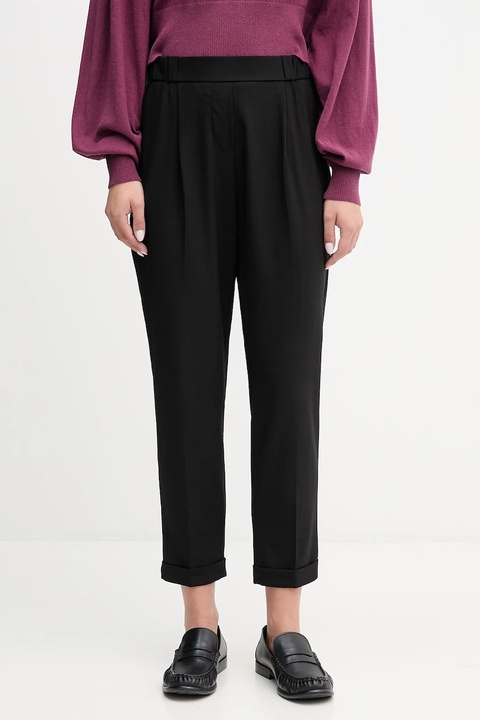 United Colors of Benetton spodnie damskie kolor czarny 4962DF079 - zdjęcie produktu nr 2