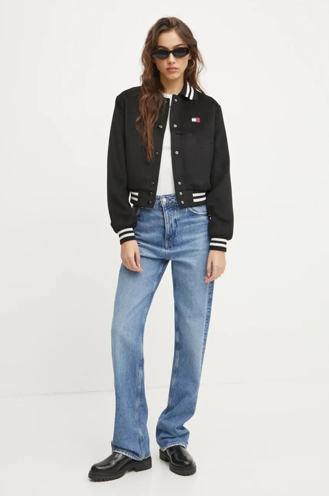 Tommy Jeans longsleeve kolor biały DW0DW17387 - zdjęcie produktu nr 2