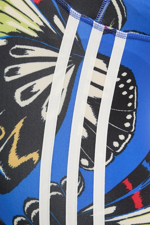 adidas Performance legginsy treningowe x Farm Rio damskie kolor niebieski wzorzyste JL8628 - zdjęcie produktu nr 1