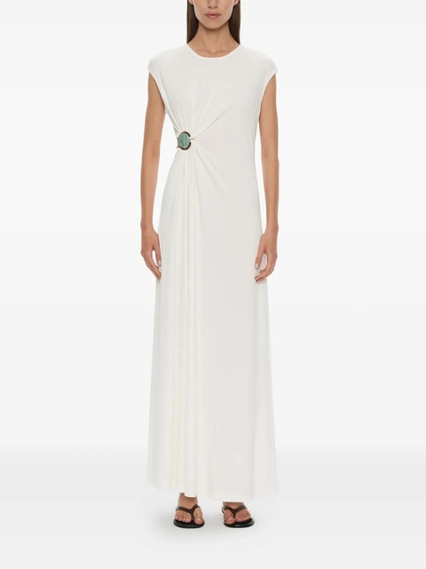 Christopher Esber stone ruched tank maxi dress - White - zdjęcie produktu nr 1