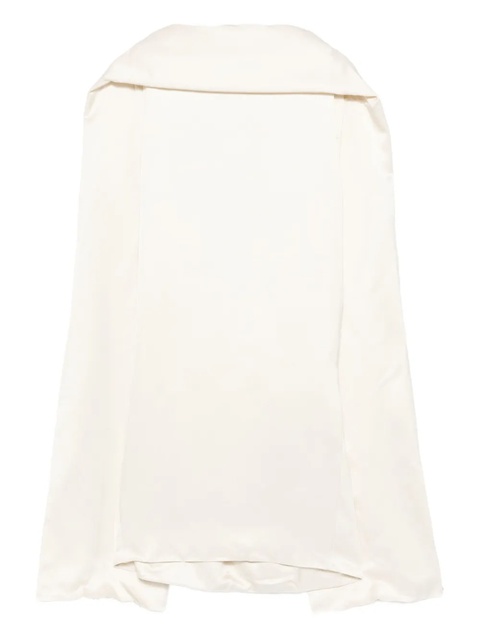 TOTEME raw-edge silk dress - Neutrals - zdjęcie produktu nr 1