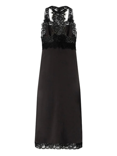 PINKO lace-trimmed slip party dress - Brown - zdjęcie produktu nr 1