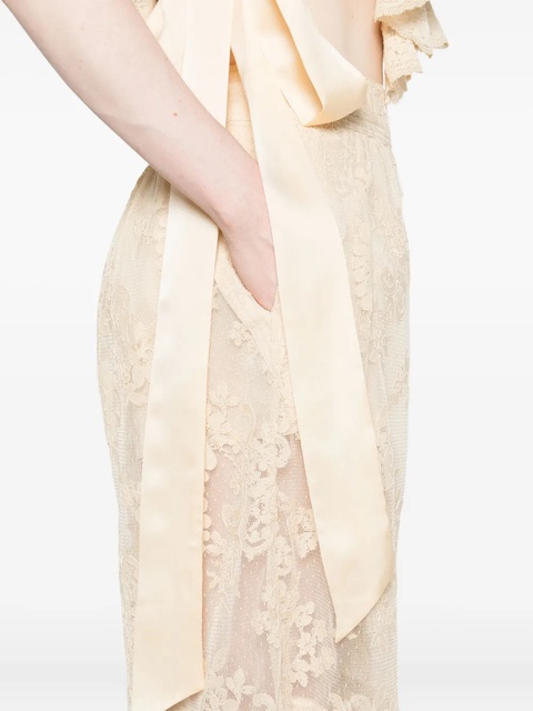 ZIMMERMANN Hypnotic lace floral trousers - Neutrals - zdjęcie produktu nr 2