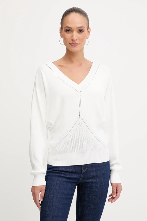 Marciano Guess sweter COURTNEY damski kolor biały lekki 5YGR04 5876Z - zdjęcie produktu nr 1
