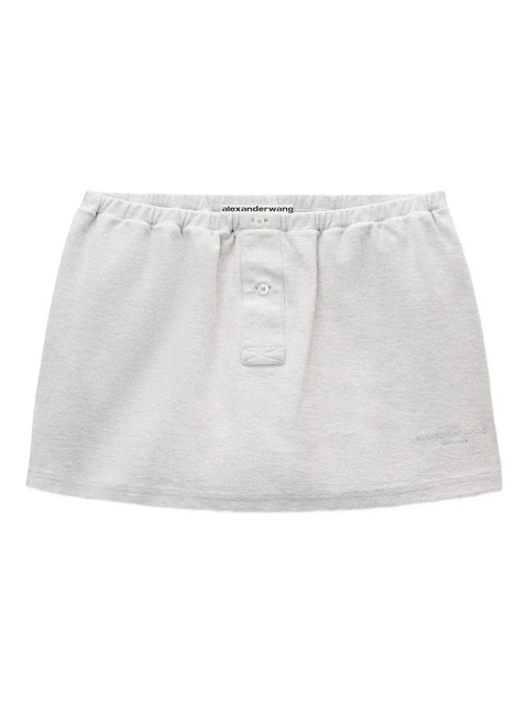 Alexander Wang button-placket miniskirt - Grey - zdjęcie produktu nr 1