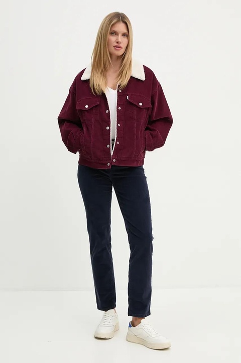 Levi's longsleeve bawełniany kolor biały A9330 - zdjęcie produktu nr 2