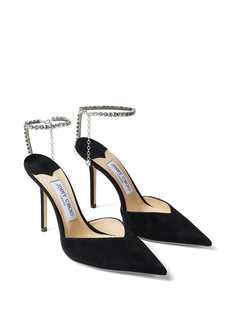Jimmy Choo Saeda 100mm pumps - Black - zdjęcie produktu nr 1