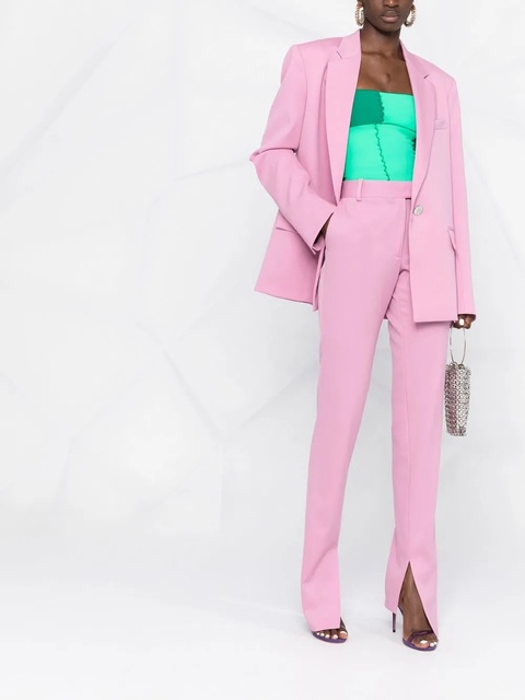 The Attico slit-detail tailored trousers - Pink - zdjęcie produktu nr 1