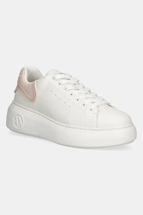 Armani Exchange sneakersy damskie kolor biały XDX188 XV937 U609 - zdjęcie produktu nr 1