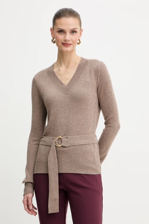 Marciano Guess sweter z dodatkiem wełny AFRAH damski kolor brązowy lekki 5BGR23 5893Z - zdjęcie produktu nr 1