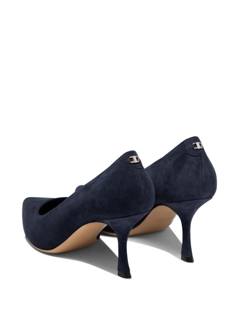Ferragamo Elydea 70mm suede pumps - Blue - zdjęcie produktu nr 2