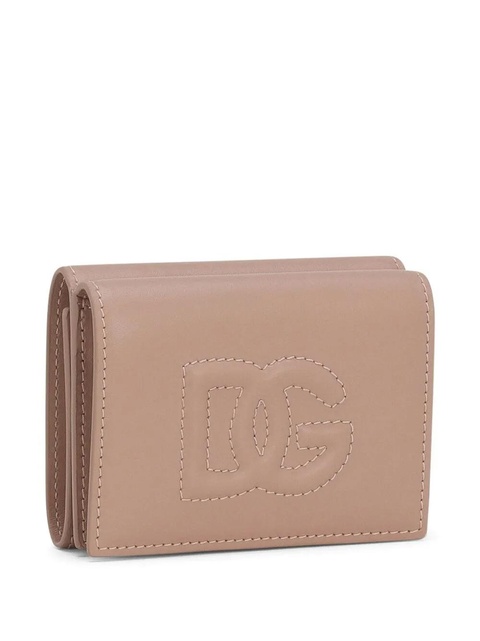 Dolce & Gabbana DG-logo leather folded wallet - Neutrals - zdjęcie produktu nr 1